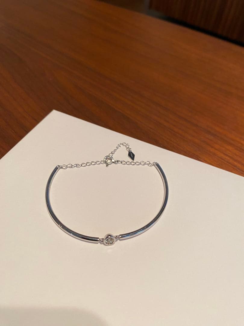 ptダイヤブレスレット　鑑定書付き　0.147ct ツツミ　　公式購入