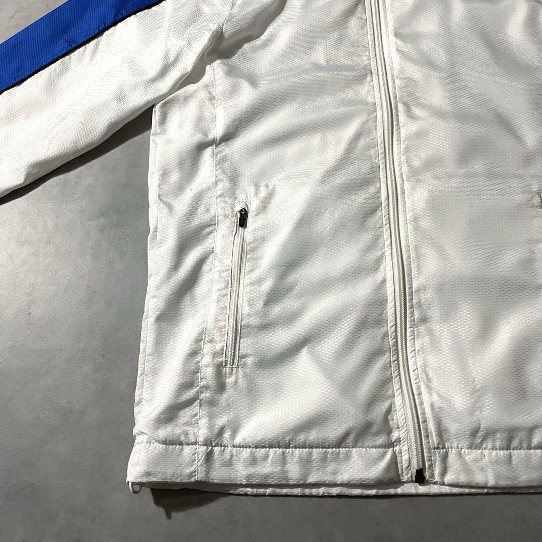 00s NIKE nylon teck jacket y2k gimmick 青 - メルカリ