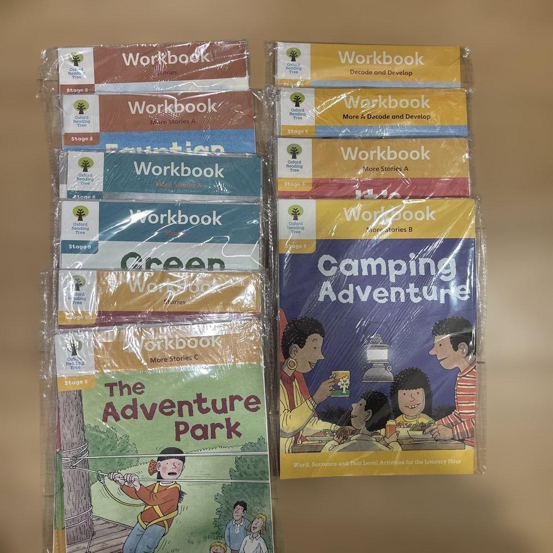 ORT 韓国版　ワークブック　stage5-9 2026年最新】oxford reading tree 韓国の人気アイテム - メルカリ