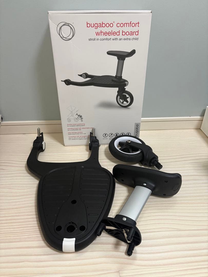 美品】bugaboo/バガブー コンフォートホイールボード ブラック - メルカリ