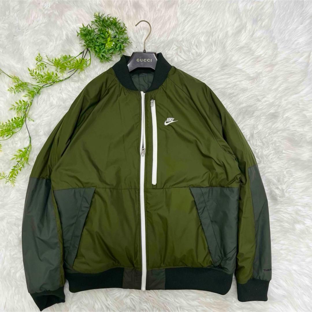 ナイキ NIKE リバーシブル 2WAY MA-1 ボンバージャケット ナイロン