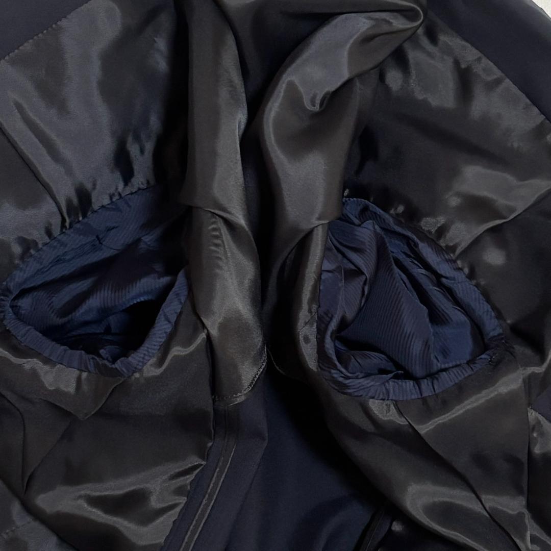 美品】スーツセレクト ビジネススーツ 3ピース ベスト 無地 A6 L相当 紺