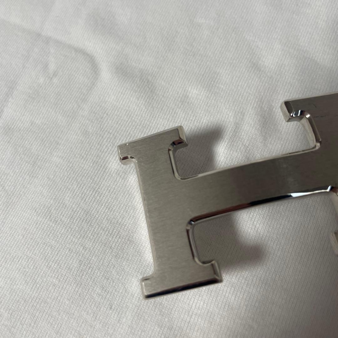 エルメスベルトバックルのみ《H》 シルバー中古32mmシルバー