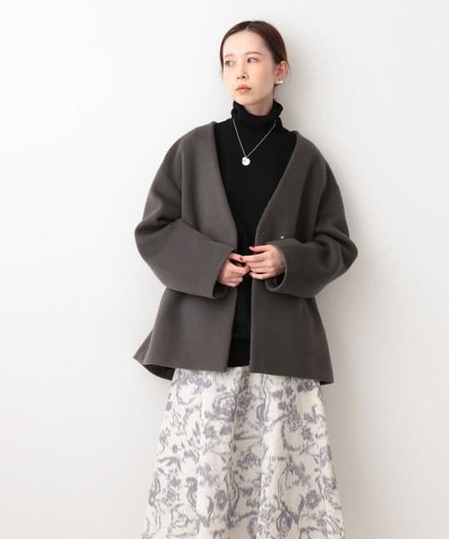 イエナ／❤️MANTECOショートコート グレージュ - メルカリ