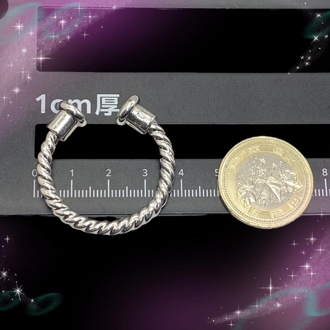 《美品》 ブルガリ　キーリング　ツイストループ　SV925