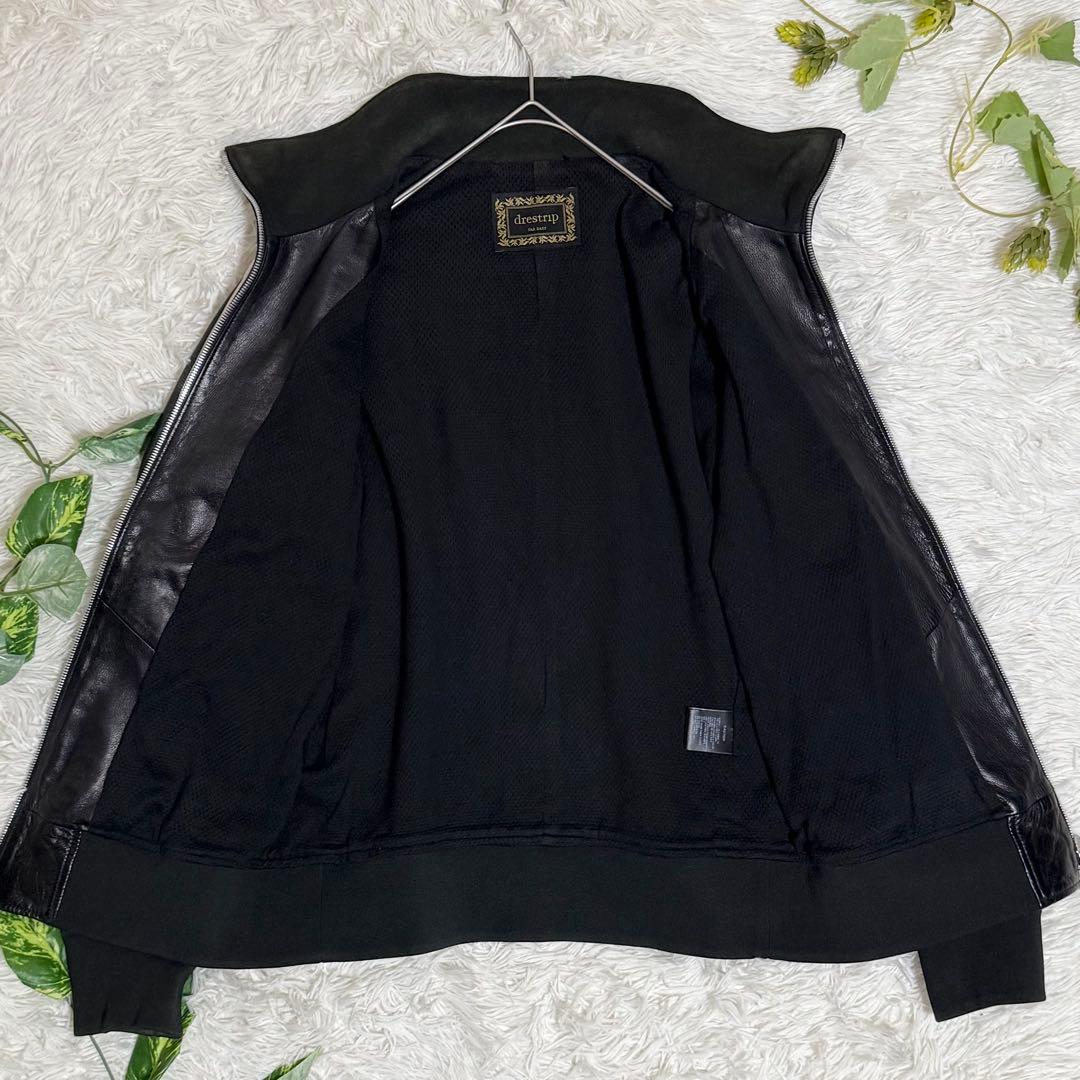 激レア drestrip レザートラックジャケット ディアスキン 三つ葉ロゴ