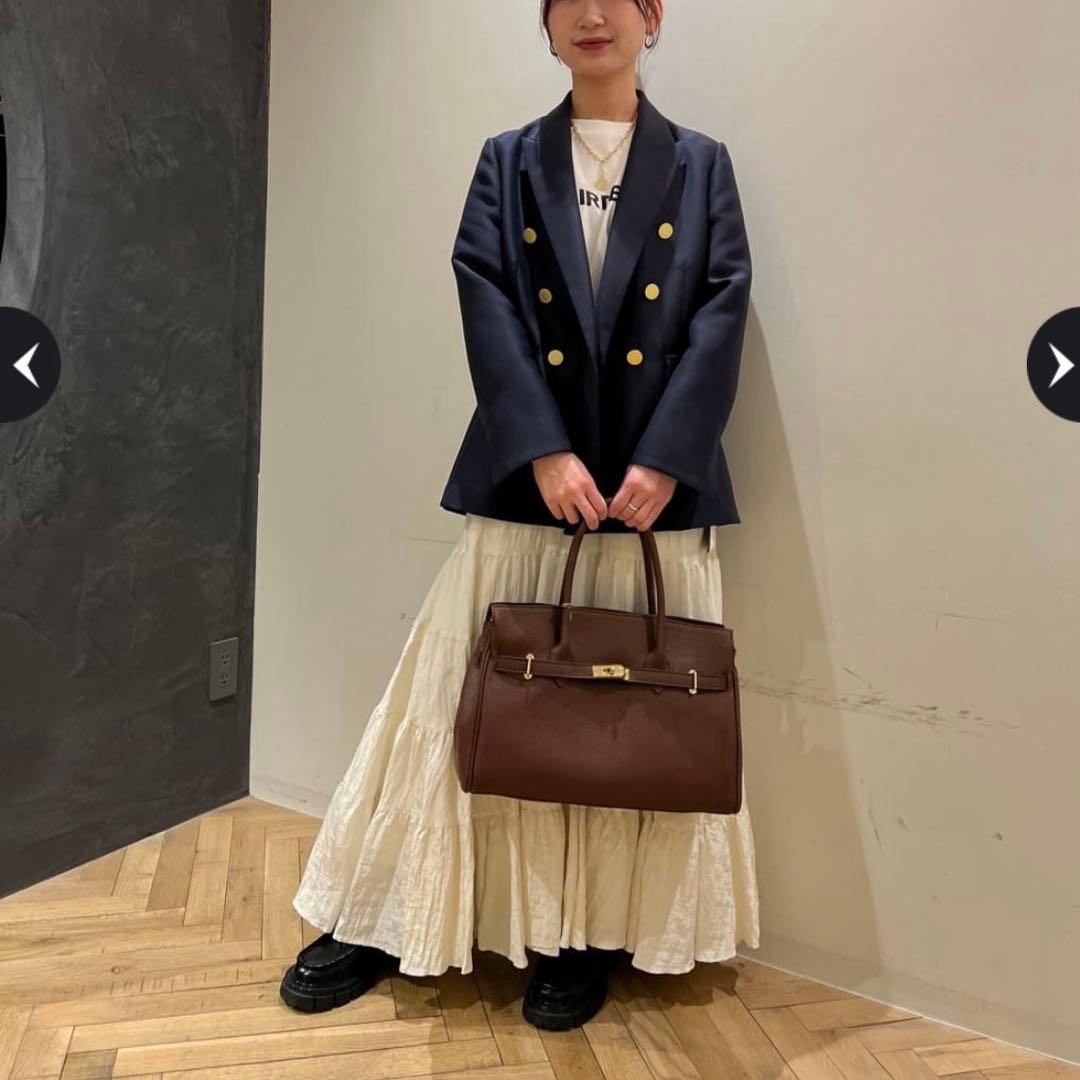 新品タグ付 CADUNE シアー ダブル ジャケット カデュネ 神崎恵さん 36