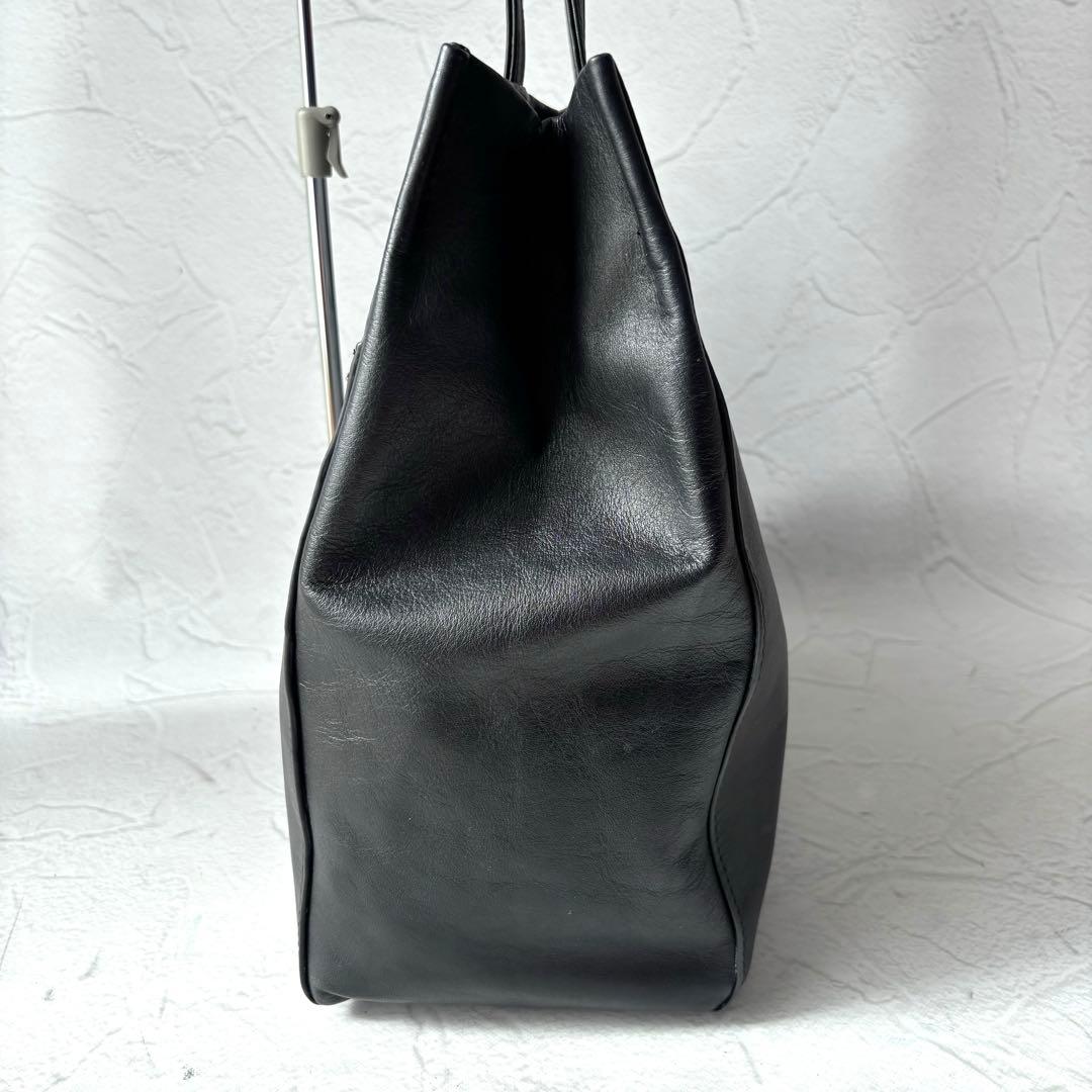 美品】イアパピヨネ エンボストートバッグ レザー A4 肩掛け◎ ユニ