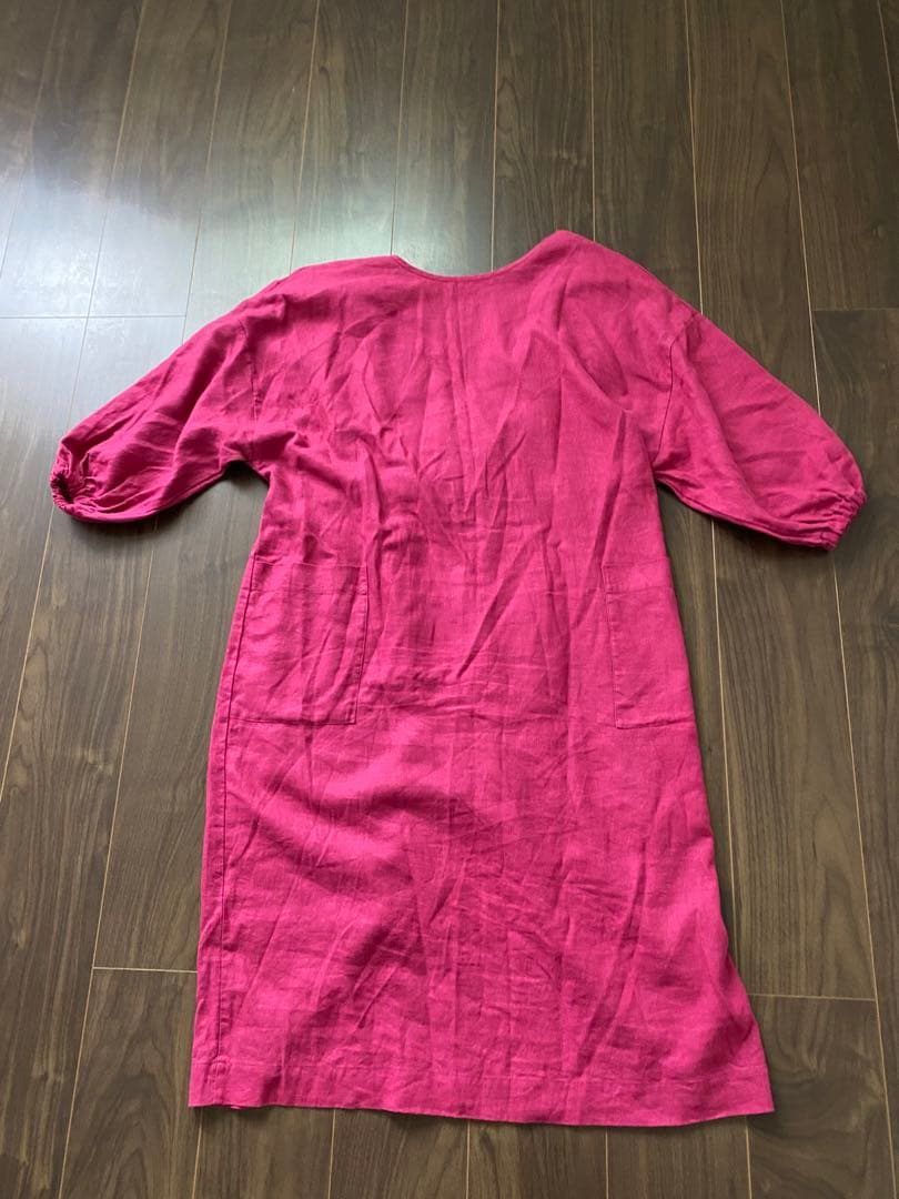 slowly but surelyリネン割烹着2wayコートエプロン - メルカリ