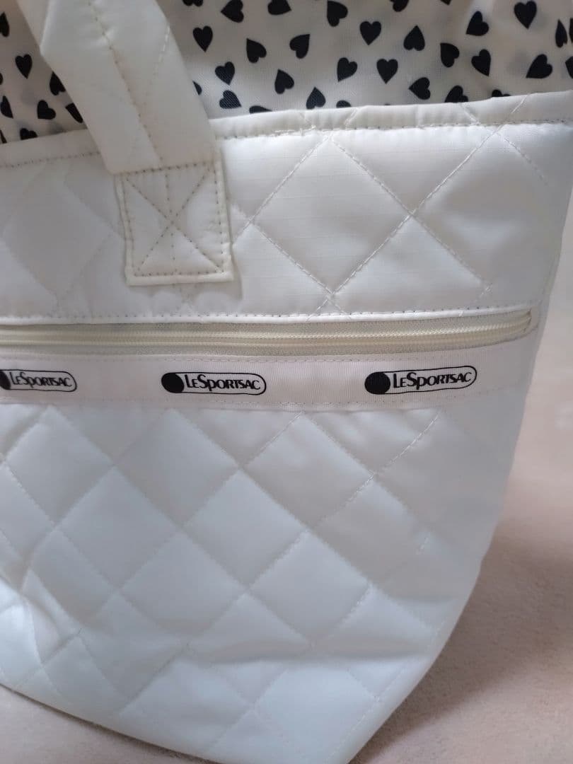 レスポ 神崎恵さんコラボ トートバッグ メレンゲホワイト 創立50周年