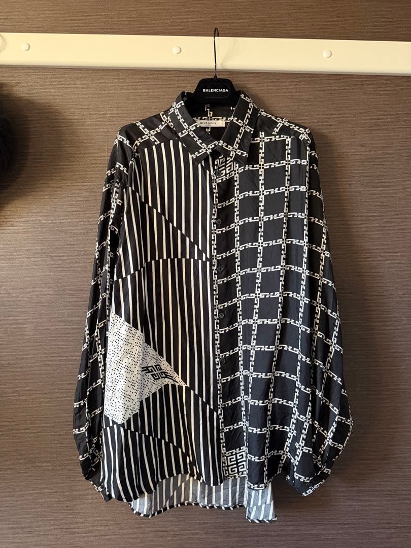 GIVENCHY シルクシャツ 楽天市場】【ジバンシー】GIVENCHY ロゴボウタイ シルクブラウス