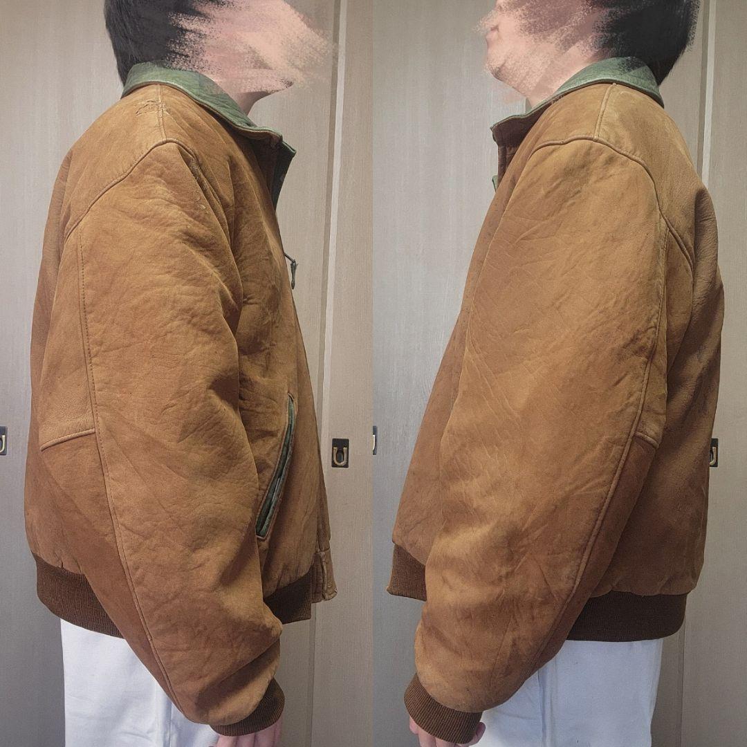 L.L.bean レザージャケット　スウェード　ヌバック　XL