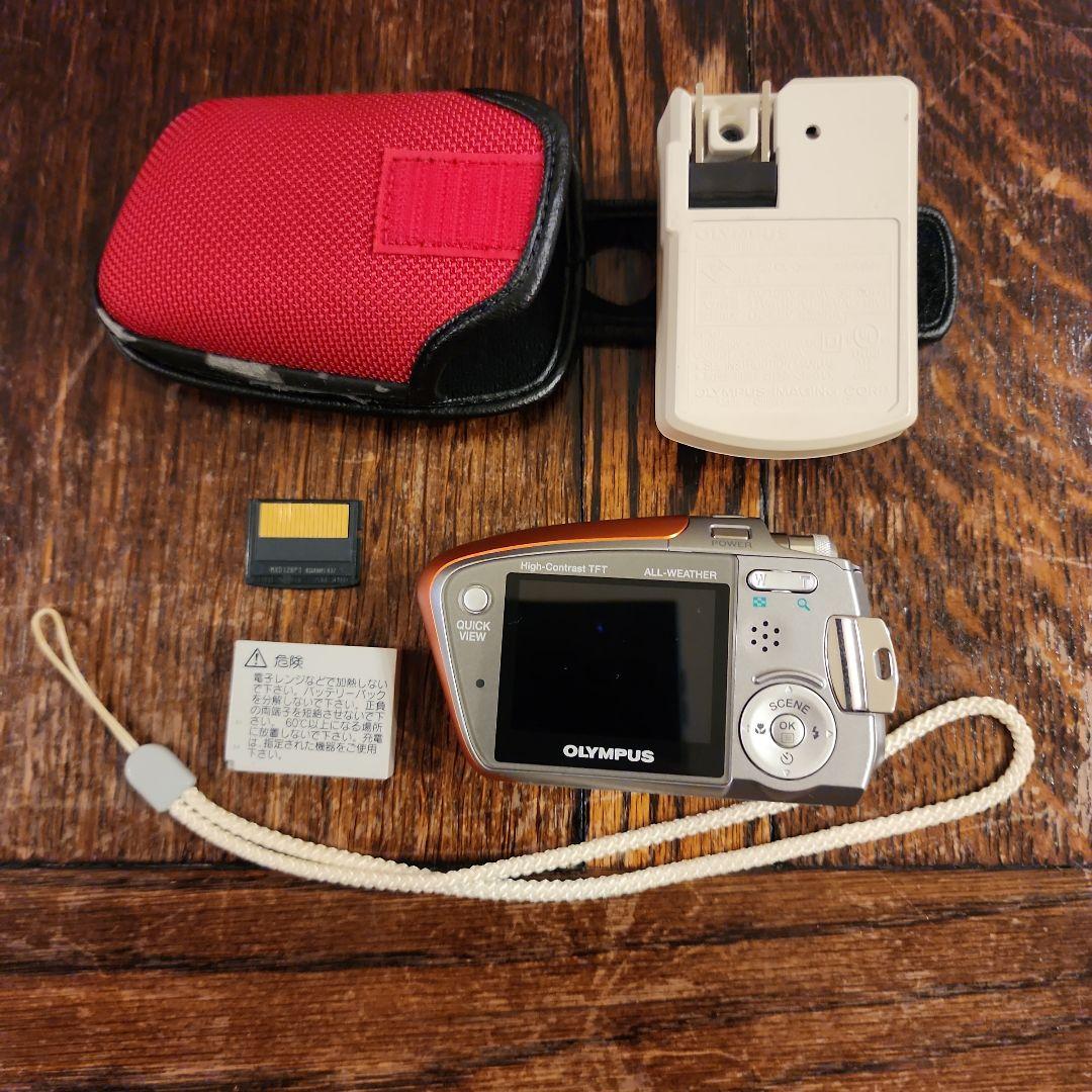 OLYMPUS μ mini DIGITAL(ピクチャーカード128MB付) - メルカリ