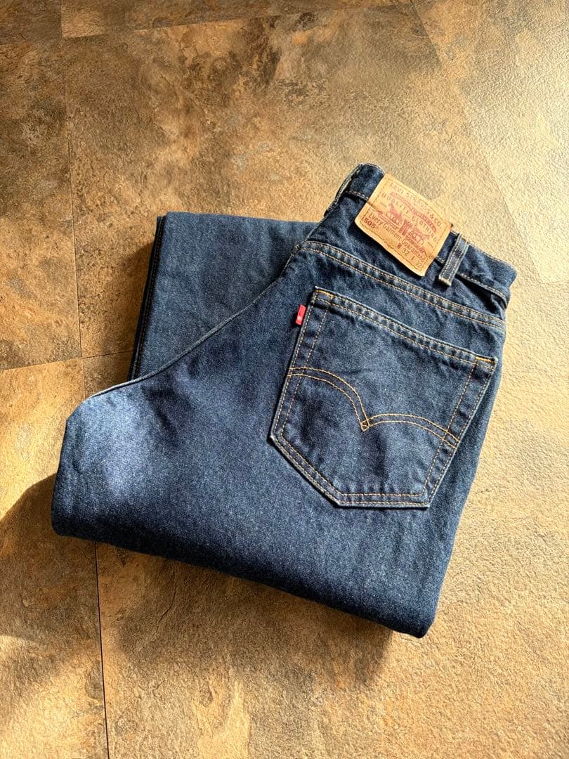 00s levis リーバイス 505 USA製 デニムパンツ W32 真紺 - メルカリ