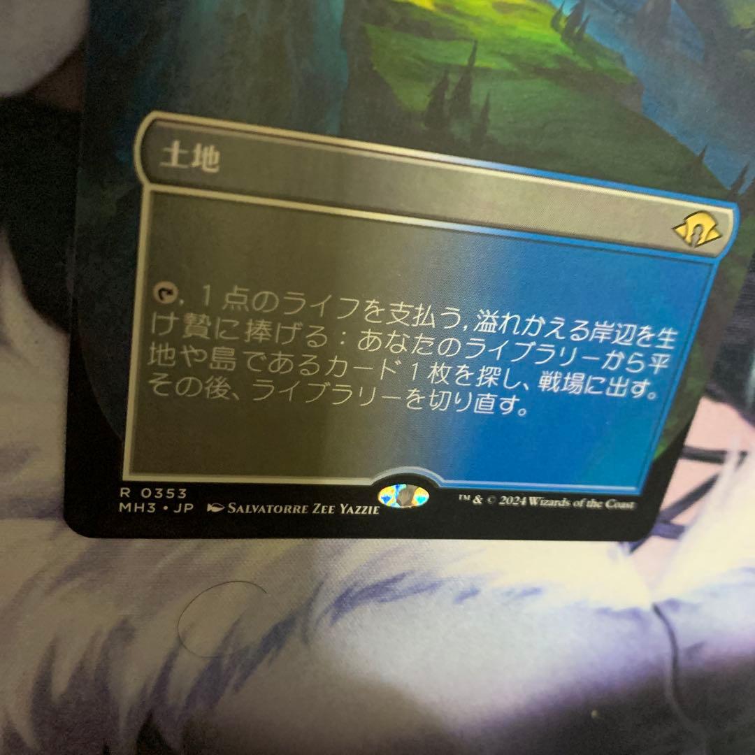 MTG ボーダレス非foil 《溢れかえる岸辺/Flooded Strand》 - メルカリ