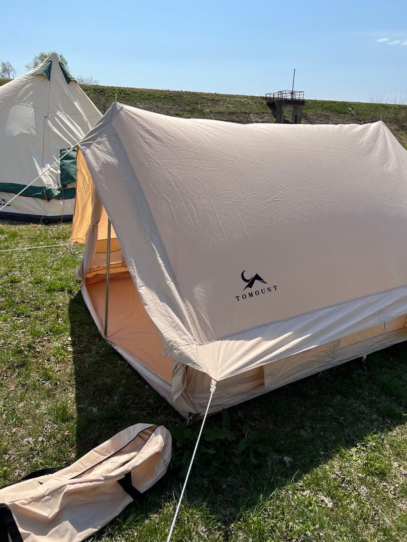 期間限定値引き中❗️ カップルにオススメ！ TOMOUNT ＴＣテント 4人用 Amazon.co.jp: TOMOUNT ベルテント 4m TC テント ポリコットン