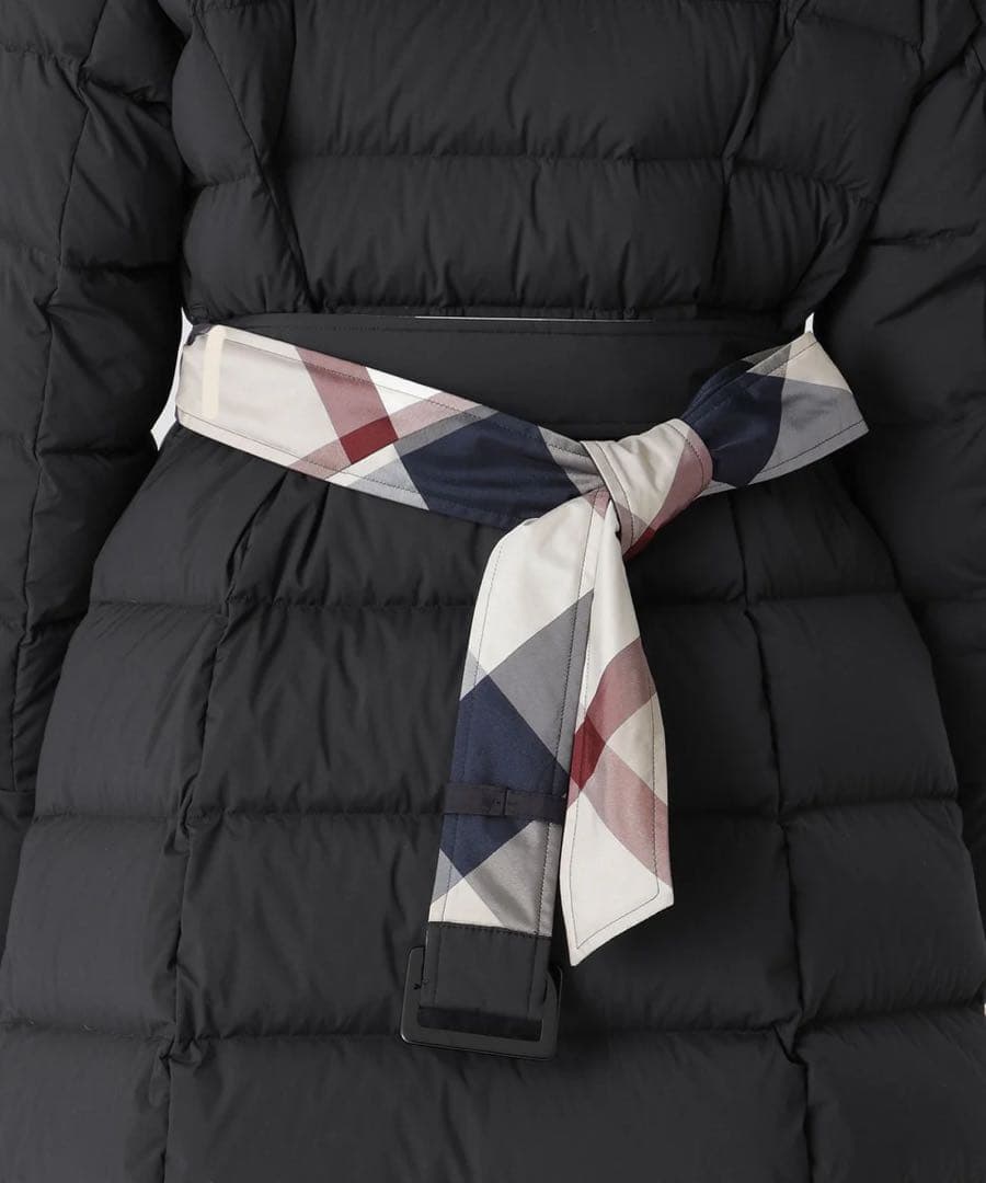 最終価格 超美品 ストレッチフィットロングダウン￥107800ブルー