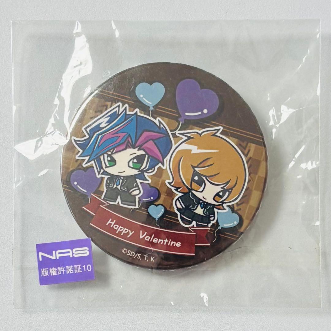 Y*-様 遊戯王VRAINS バレンタイン プリロール 缶バッジ 藤木遊作 財前