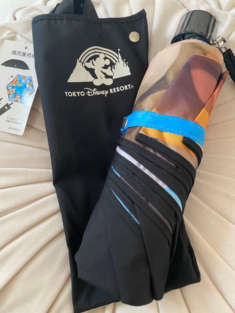 新品未使用タグ付き】東京ディズニーリゾート 実写 折りたたみ日傘 旧