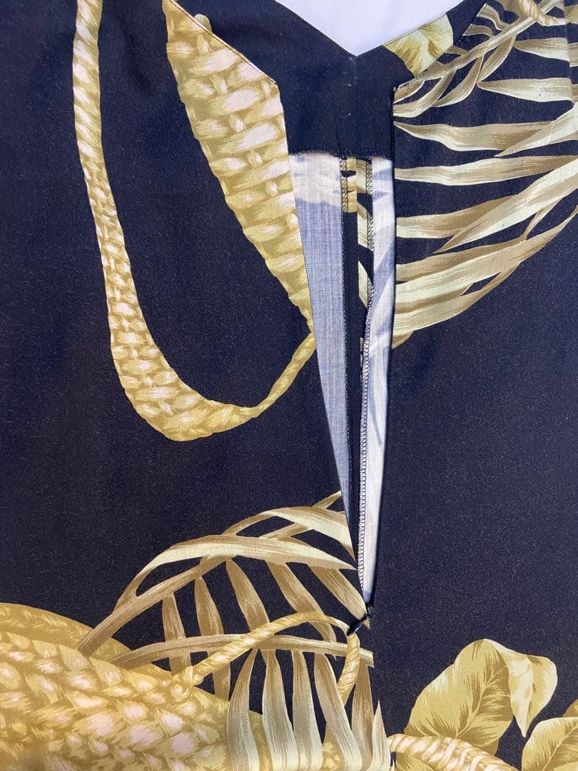 ALBAROSAリーフバスケットプリントコンビネゾン オールインワン つなぎ