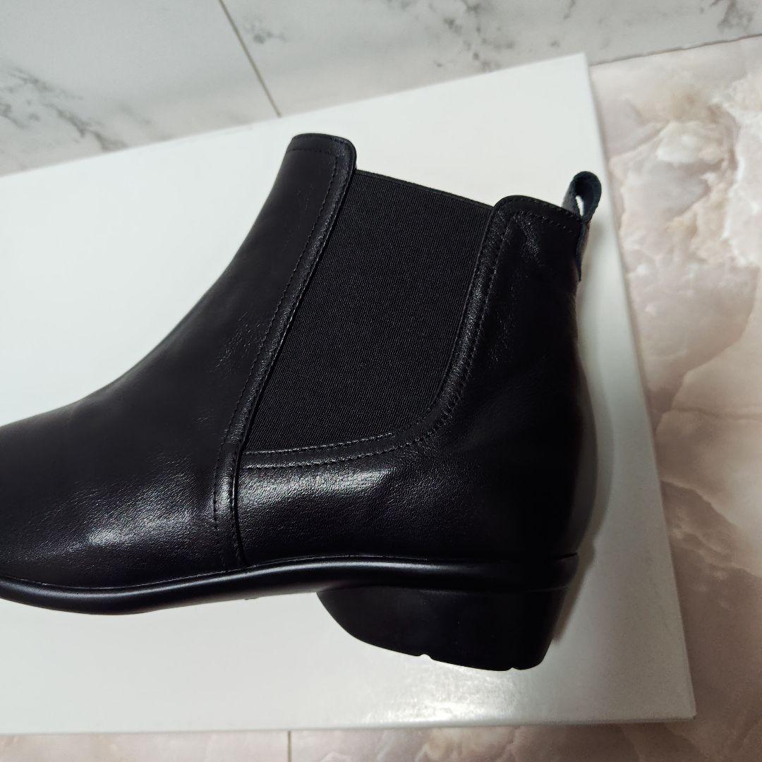 ビューフォート　ラウンドトゥサイドゴア　ショートブーツ　24.0cm 3E