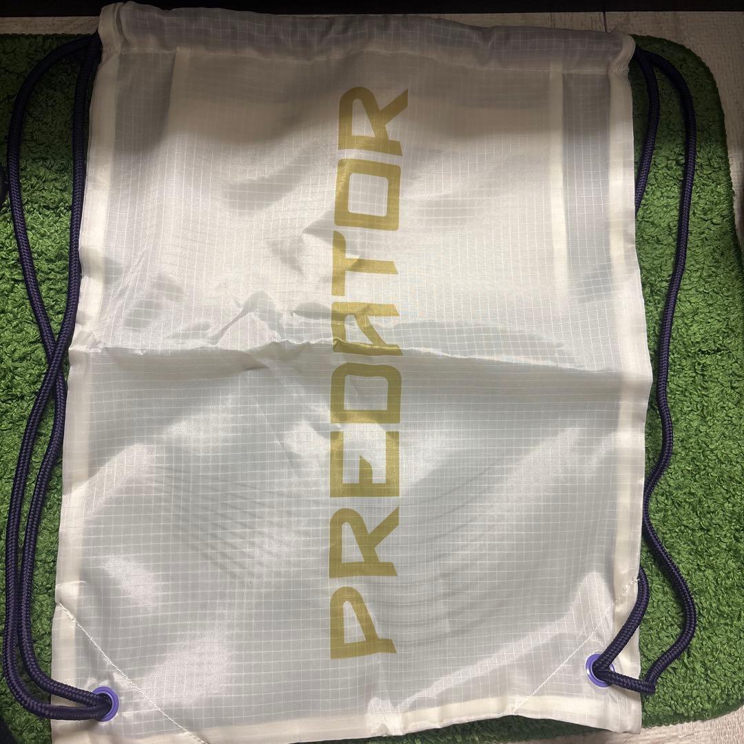 極美品 アディダス　プレデター　エリート　HGAG　25.5cm　白金紫