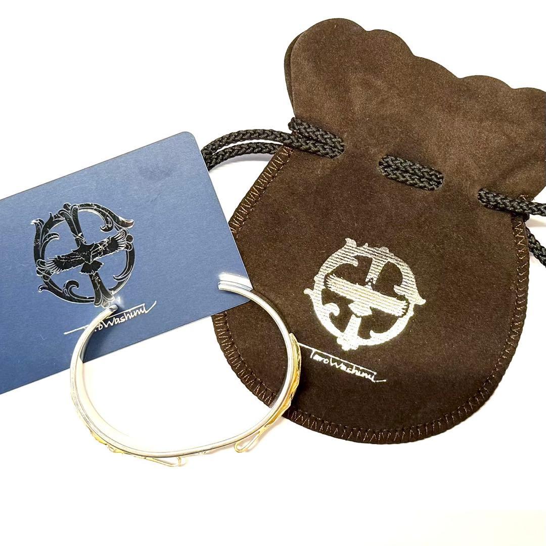 鷲見太郎 washimi tato 12mmバングル Mサイズ 18Kフェザー - メルカリ