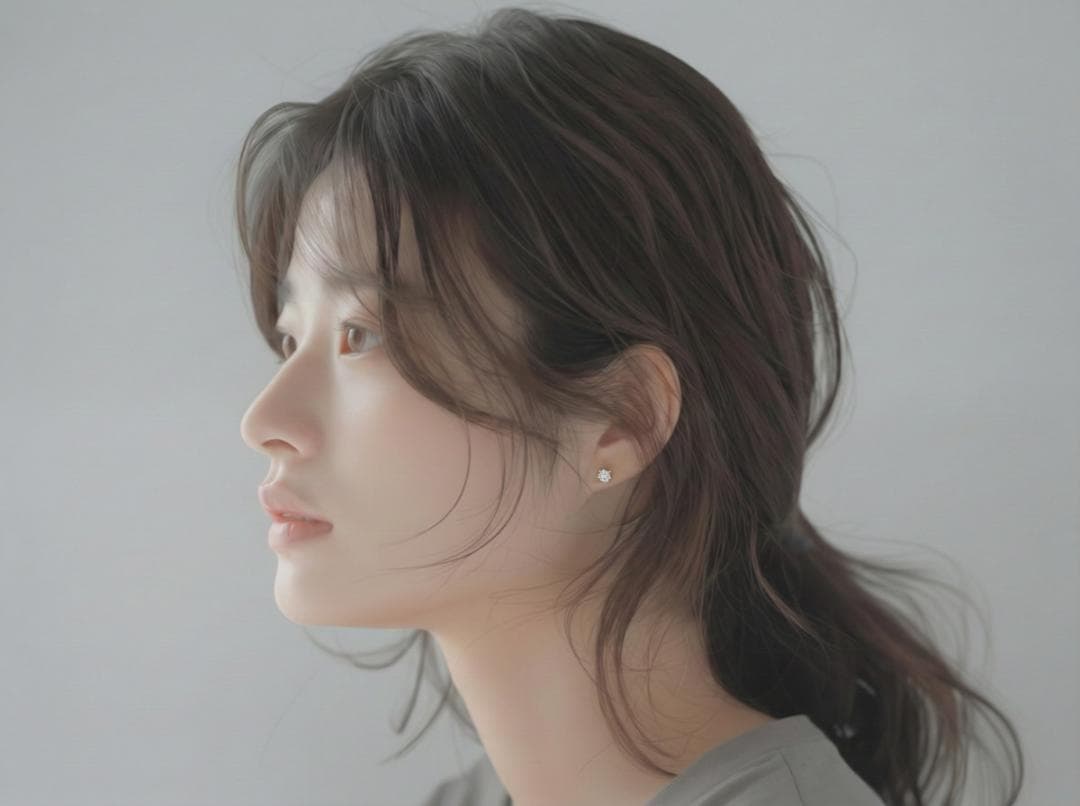 専用【新品／鑑別書付き】K18 ラボグロウンダイヤピアス 0.34ct