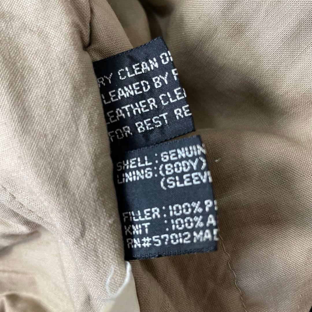 80-90'sa 鬼フェード 本革 A-2 レザーフライトジャケットL 短丈