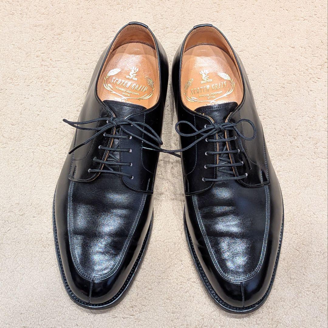美品】SCOTCH GRAIN 4019/4E/幅広 Uチップ 23.5 黒 - メルカリ