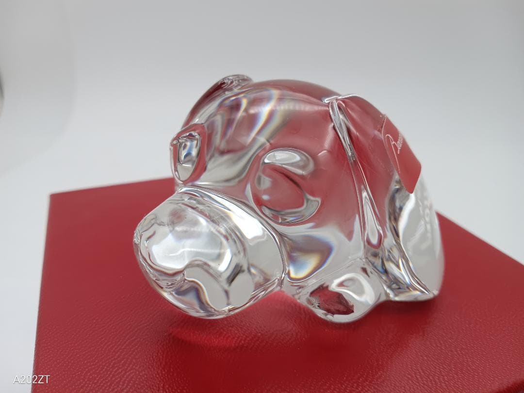 未使用品 Baccarat/ バカラ/伊藤園/お茶犬/クリスタル/置物/ - メルカリ