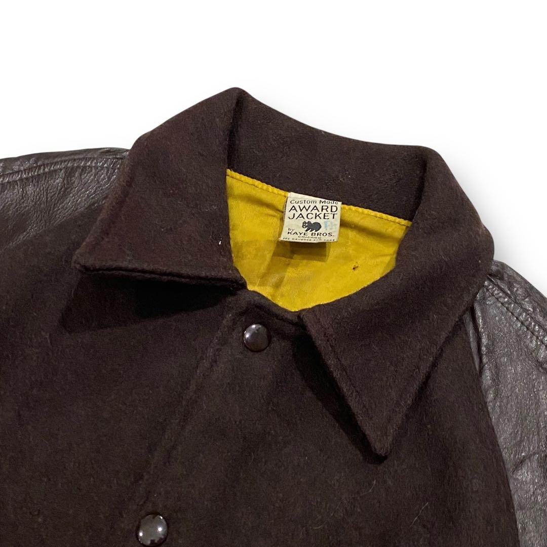 70s- KAYE BROS スタジャン ロンスタ チェーンステッチ - メルカリ