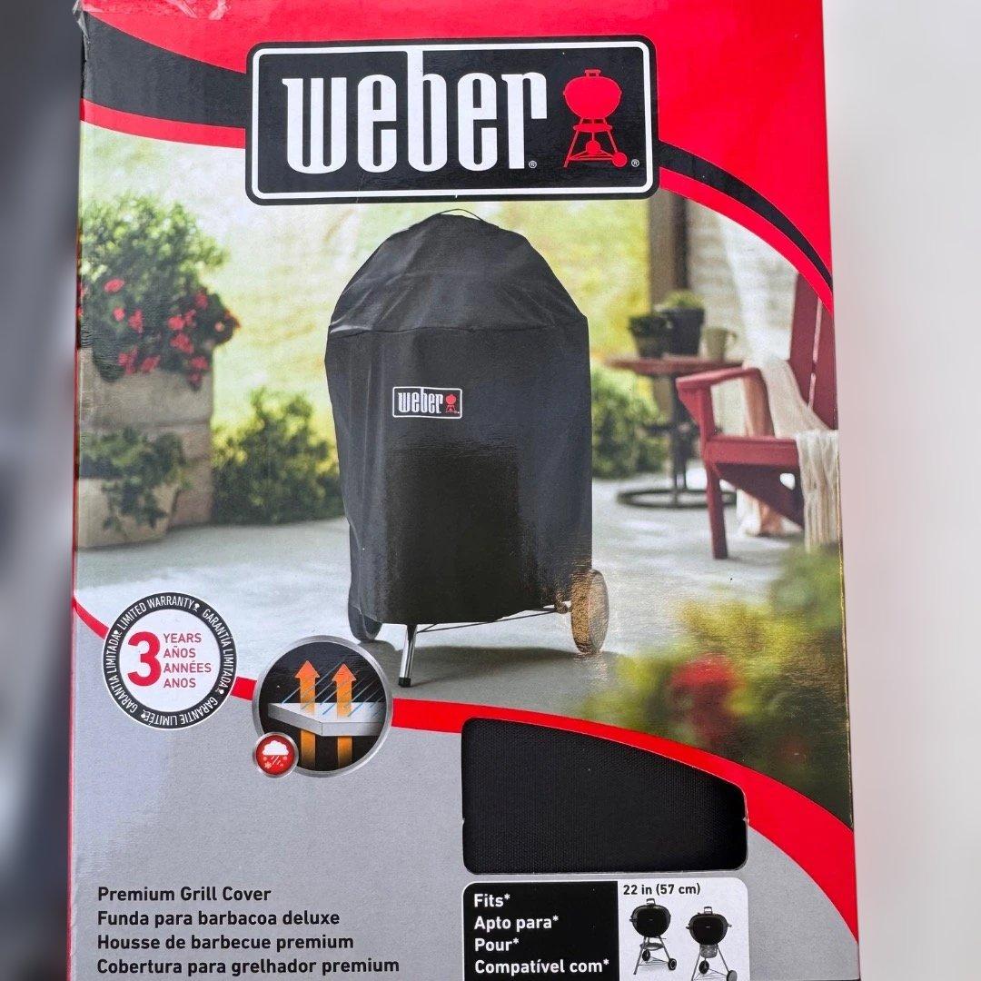 57cmのブラックオリジナルケトルバーベキューコンロ、レシピ本とカバー