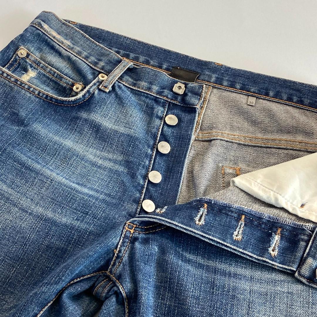 Dior homme ディオールオム エディ期 赤錆加工デニム 30 - メルカリ