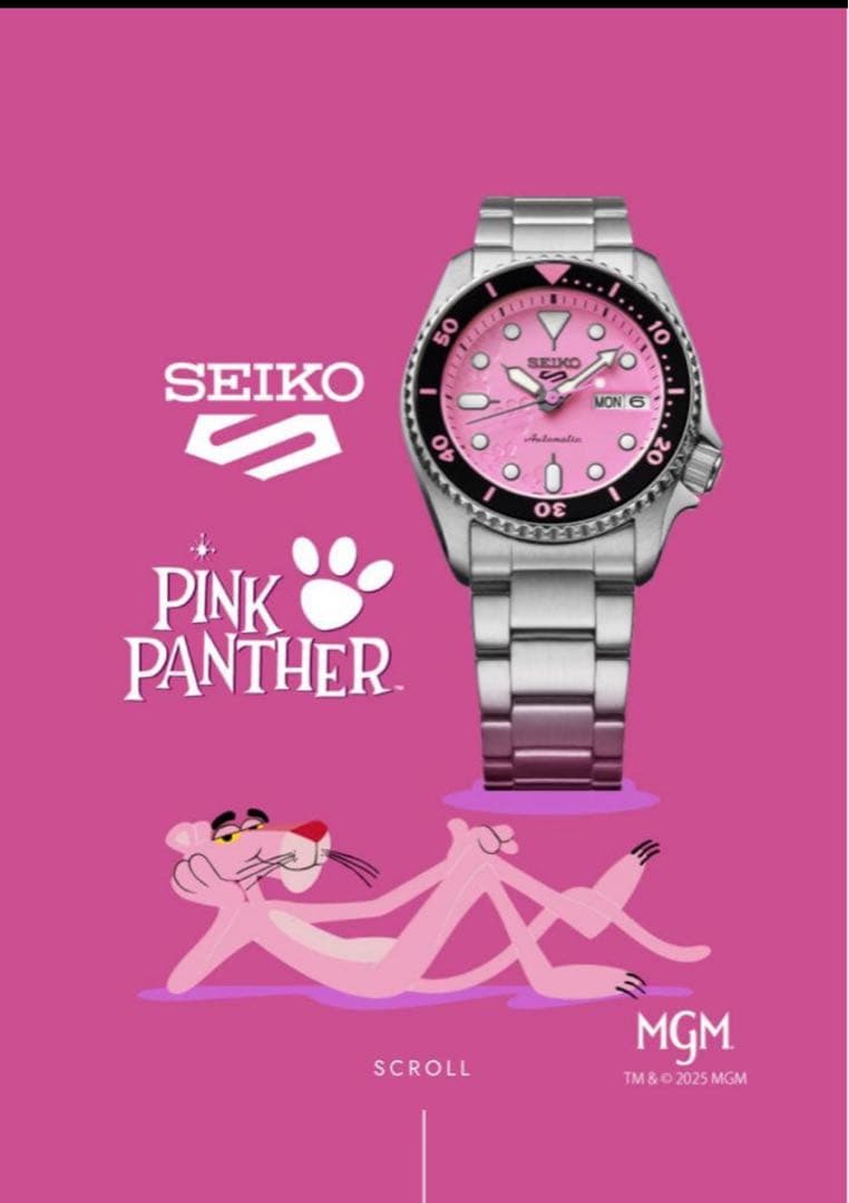 ◇セイコー5スポーツ SKX series ピンクパンサー SBSA321 - メルカリ