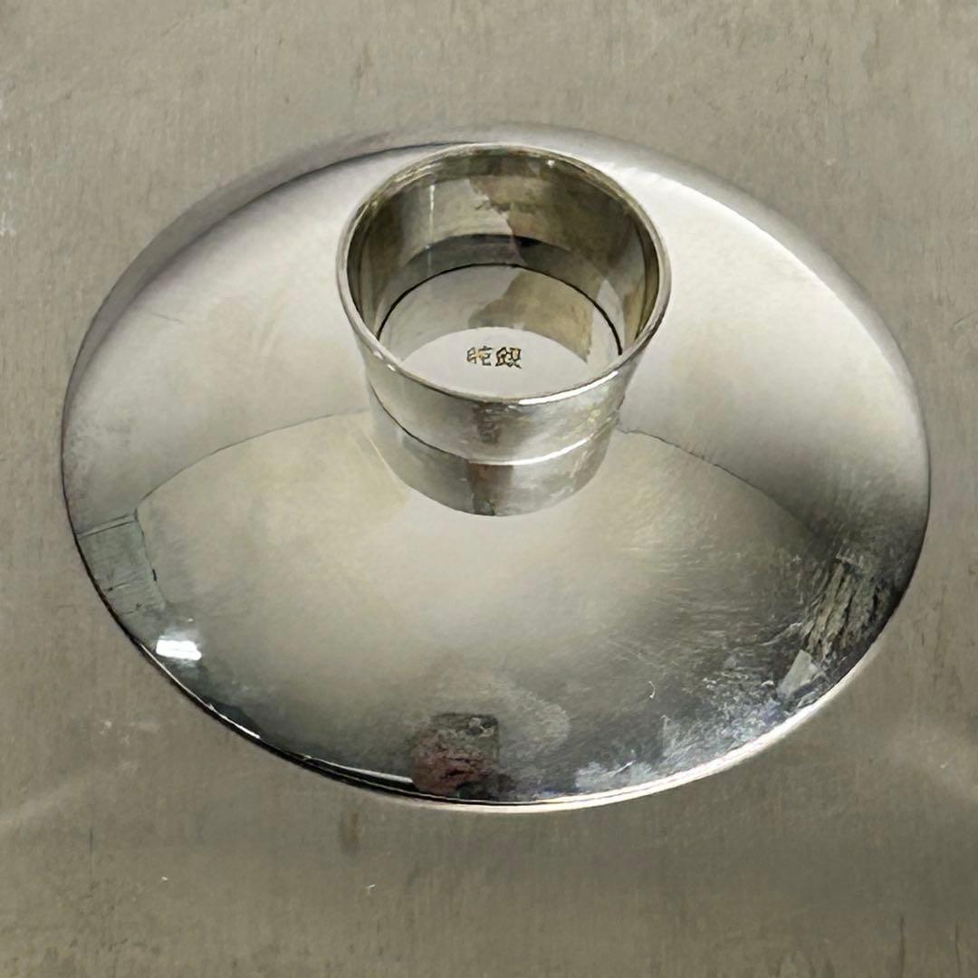 純銀製 銀杯 菊紋 25.3g SILVER 純銀刻印あり - メルカリ