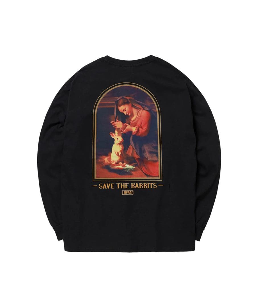 FR2 SAVE THE RABBITS Long-sleeve T-shirt - メルカリ