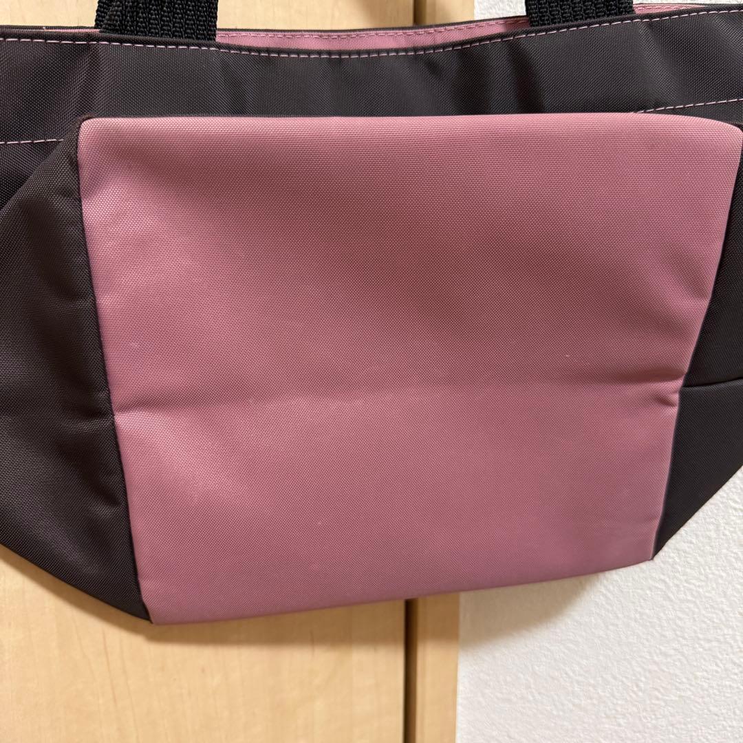 エルベシャプリエ トートバッグ 1027N 舟形 M ブラウン × ピンク