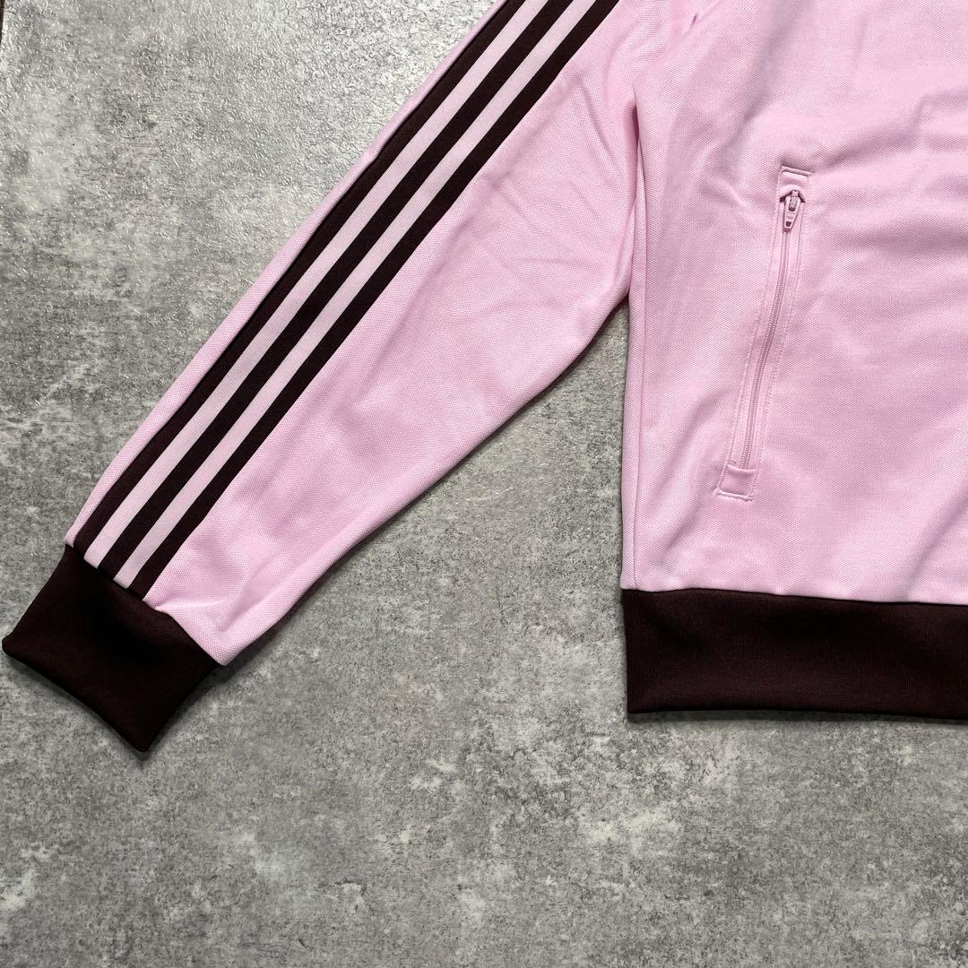 激渋 adidas ベッケンバウアー トラックジャケット ピンク ブラウン