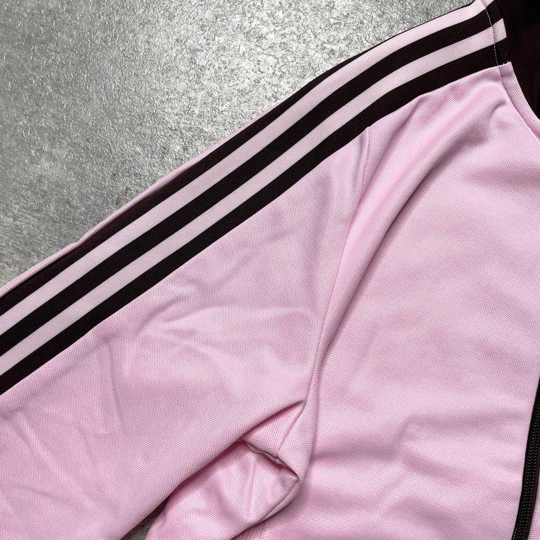 激渋 adidas ベッケンバウアー トラックジャケット ピンク ブラウン