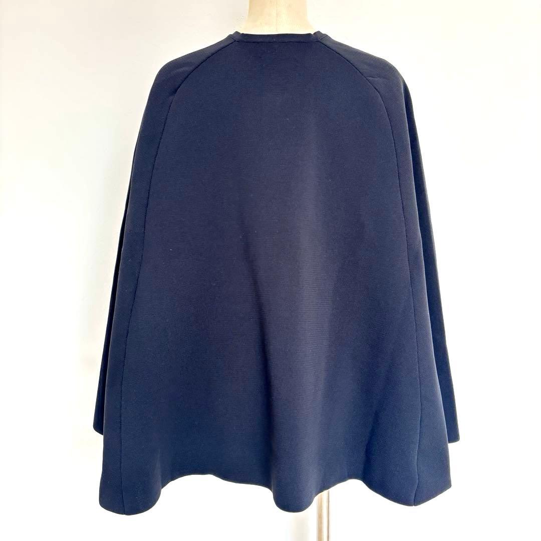 美品】ユナイテッドアローズ 滝沢眞規子 黒 ケープ カーディガン