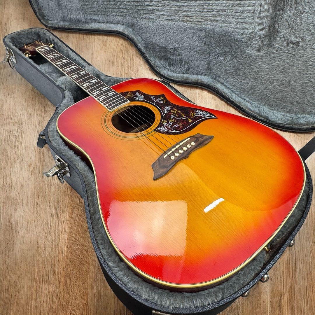 80s craft man 木匠CD74-CS ハミングバード アコギ 美品 CRAFTMAN CD-74CS ハミングバードタイプ アコースティックギター