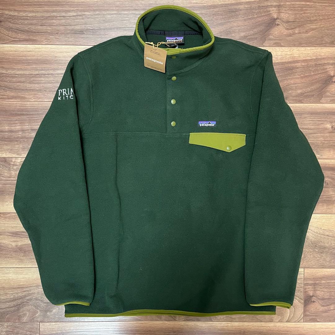 完売 新品 パタゴニア シンチラスナップt L 今季モデル ダークグリーン