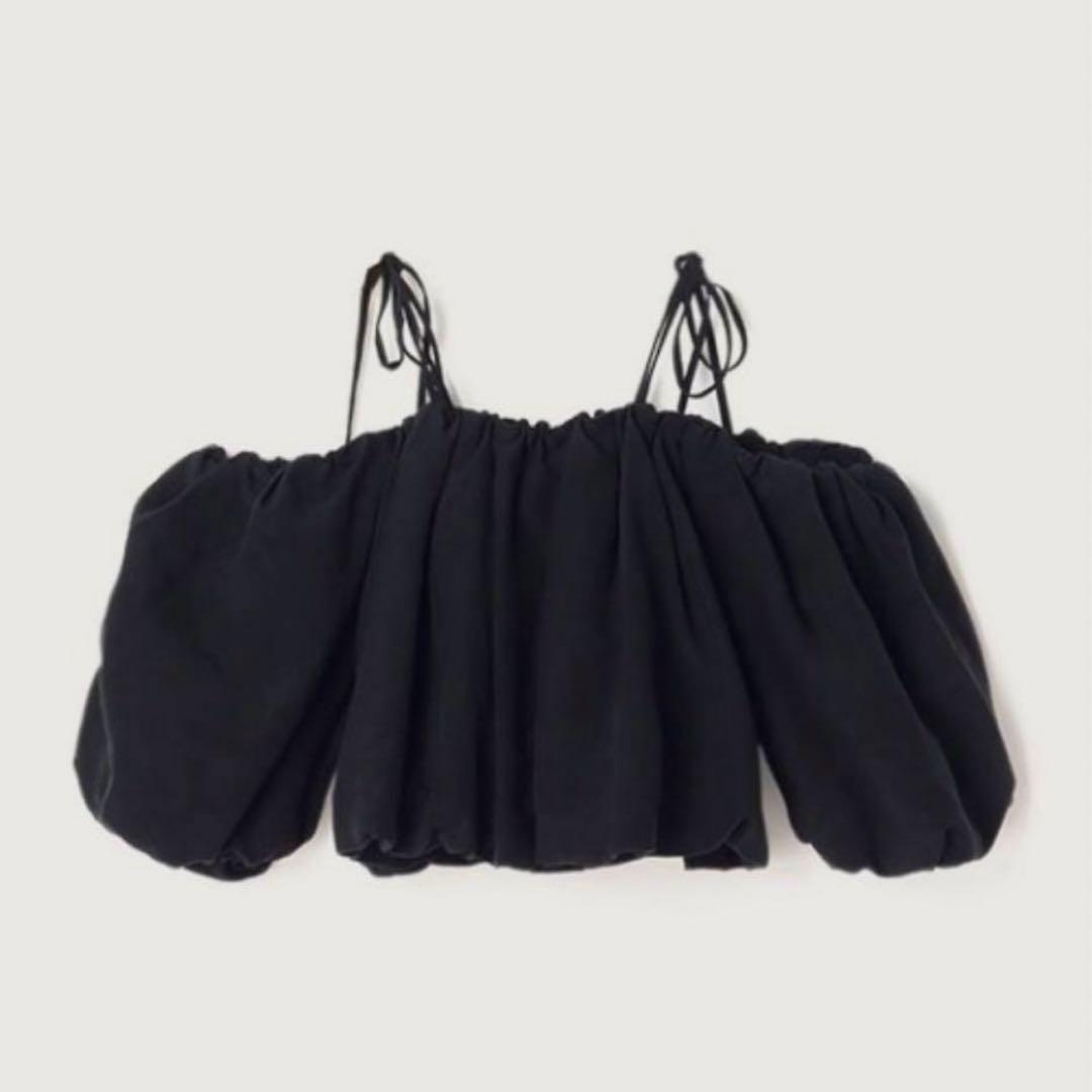 新品タグ付き】anuans ボリューム バルーン トップス アニュアンス 黒