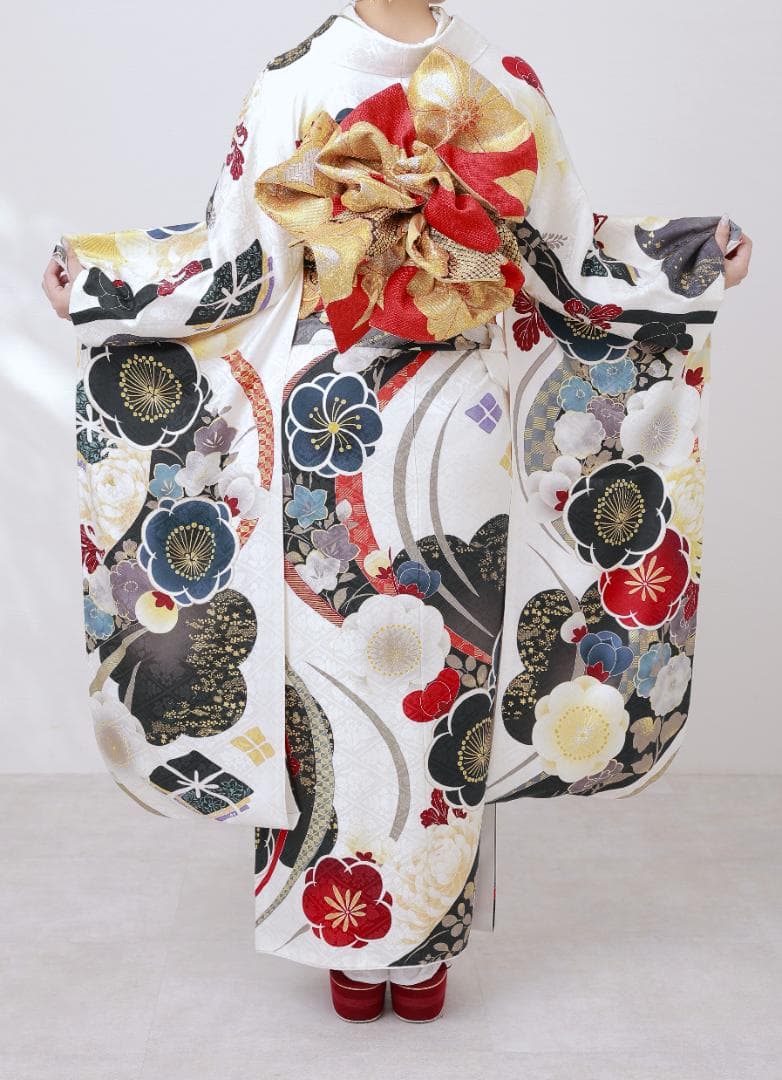 よこよこ様　振袖単品【889】【155cm~165cmの方用】