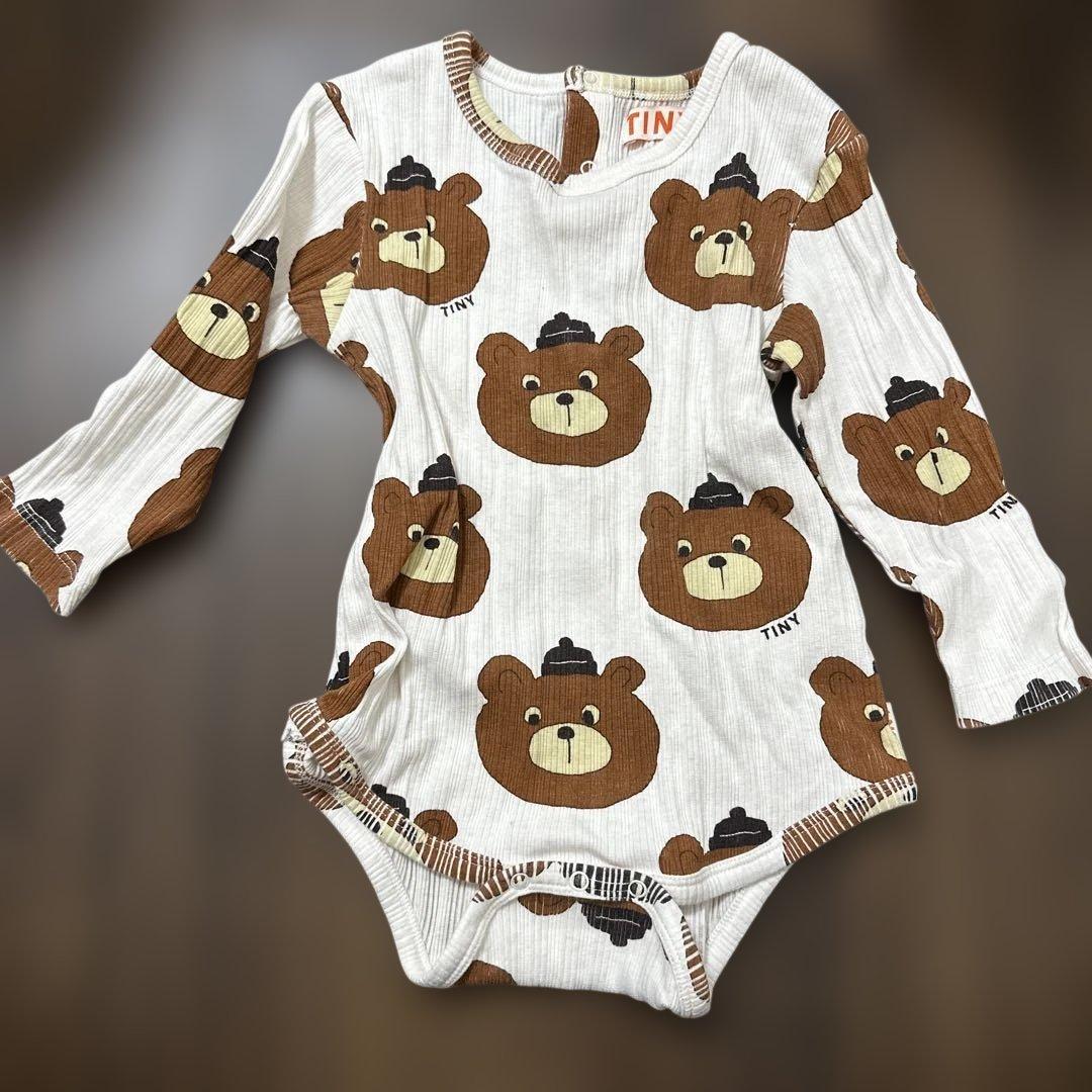 TINY COTTONS クマ柄ロンパース 18M - メルカリ