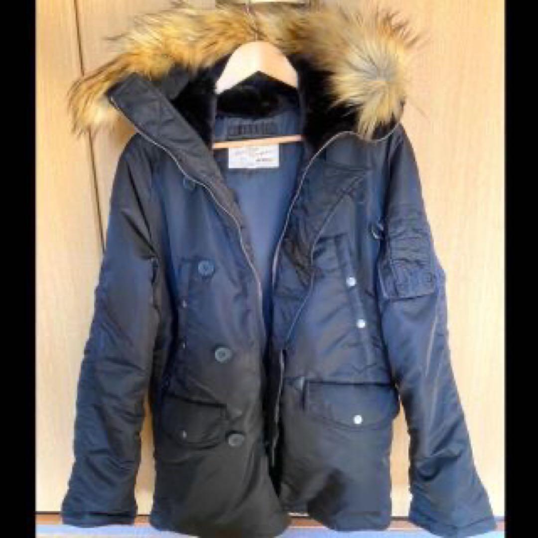 Subciety別注AVIREX N-3BサイズLブラック(MAー1) - メルカリ