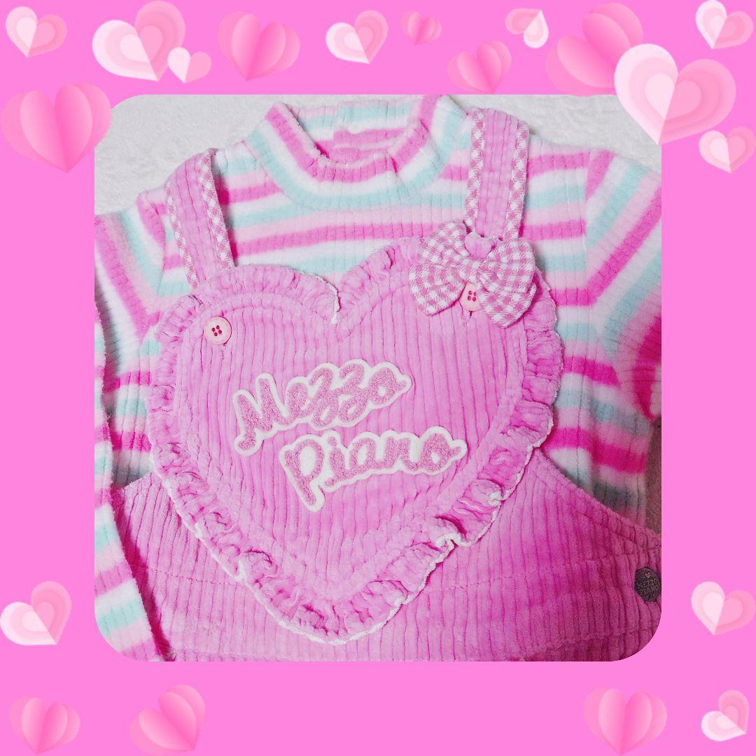 ❤メゾピアノ❤ミミポポ✨みみぽぽ✨ジャンスカ✨平成レトロ✨ピンク