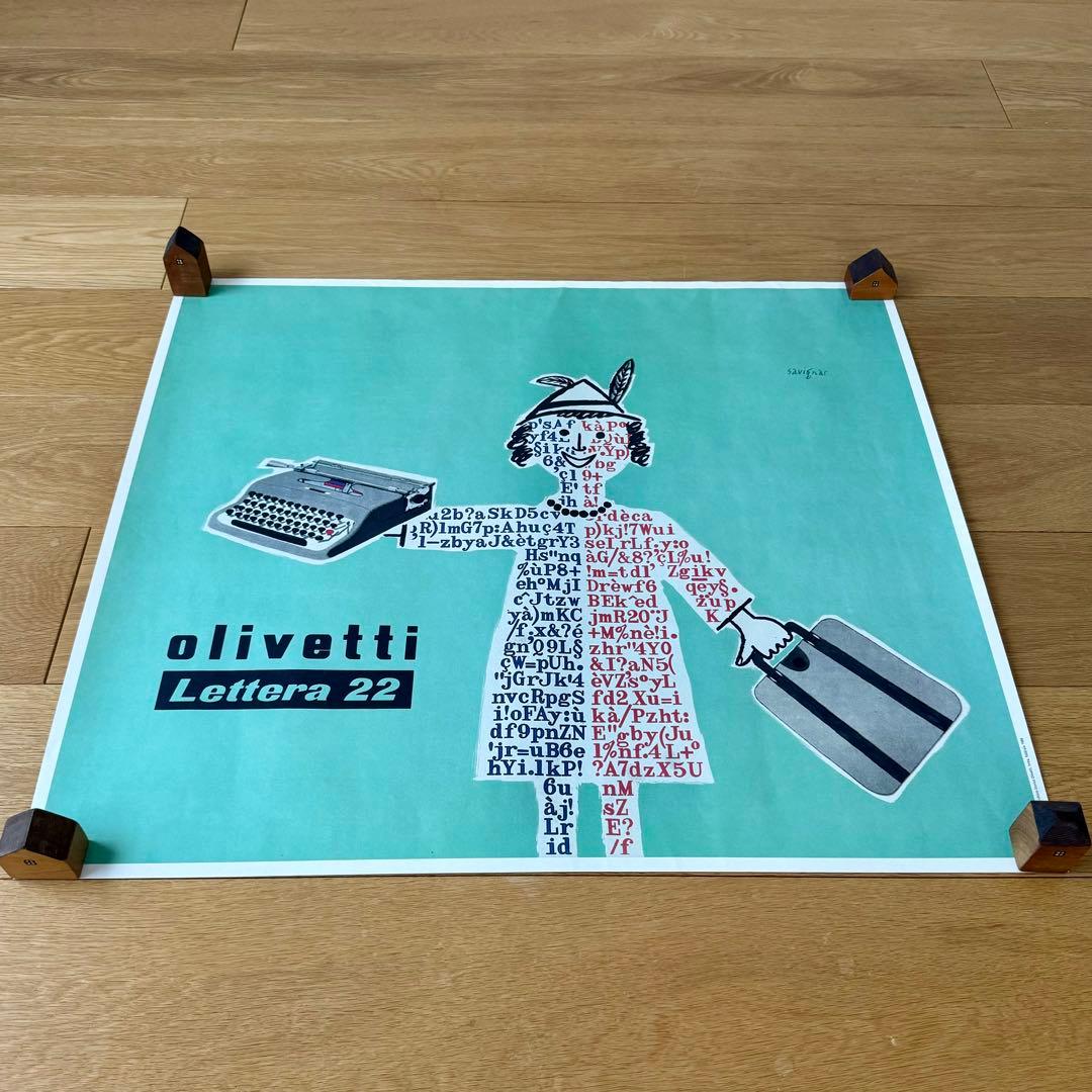 サヴィニャック オリベッティ ポスター Savignac Olivetti - メルカリ