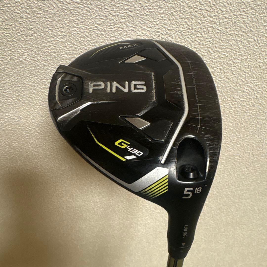 1/31迄Ｇ430 MAX 5W 18° ピンツアークローム65S 高弾道 高初速】ピン PING G430 MAX フェアウェイウッド 5W 18° TOUR